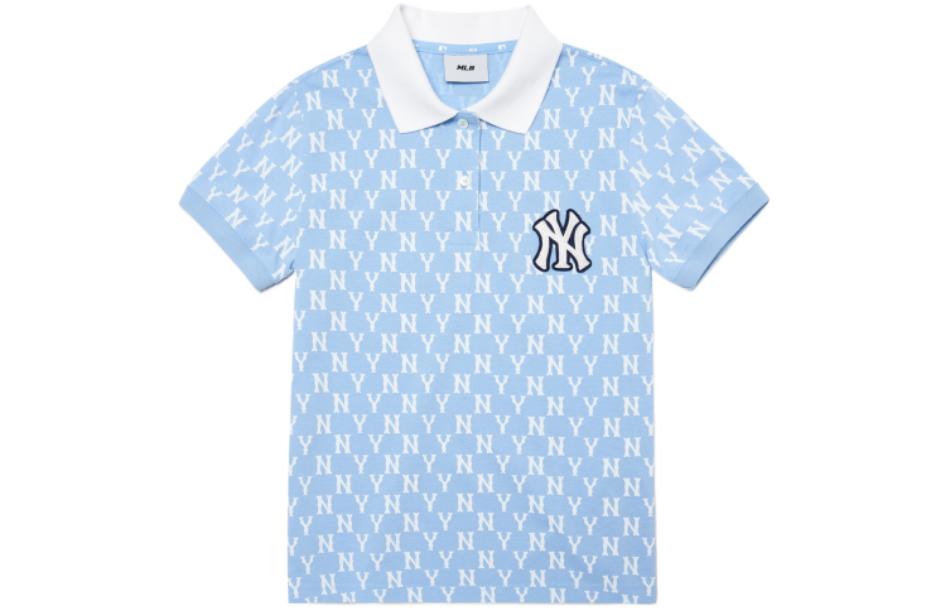 Футболка поло с базовым логотипом Женская Светло-голубая MLB
Футболка поло с базовым логотипом Женская Светло-голубая MLB