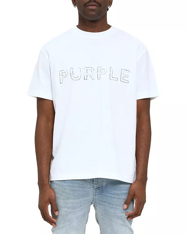 Футболка с фактурным графическим логотипом Purple Brand, белый
Футболка с фактурным графическим логотипом Purple Brand, белый