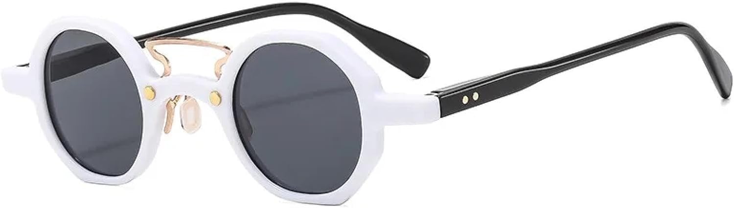 Солнцезащитные очки с защитой от УФ-излучения UV400 | Маленькие круглые прозрачные линзы Ocean | для женщин и мужчин, для занятий спортом на открытом воздухе и вождения DSVIGF, White
Солнцезащитные очки с защитой от УФ-излучения UV400 | Маленькие круглые прозрачные линзы Ocean | для женщин и мужчин, для занятий спортом на открытом воздухе и вождения DSVIGF, White