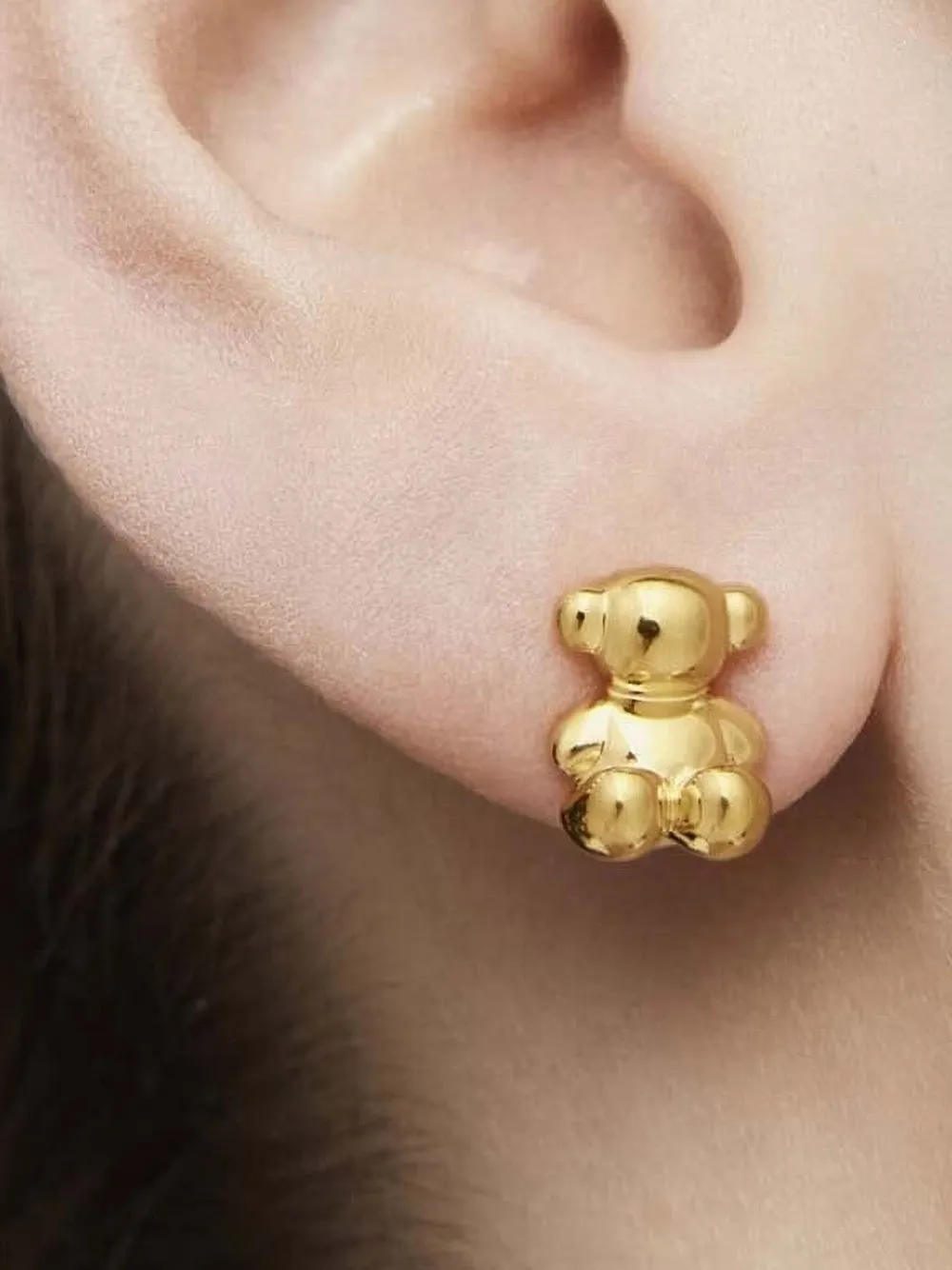 Серьги-гвоздики в форме медведя TOUS, золотой
Серьги-гвоздики в форме медведя TOUS, золотой
