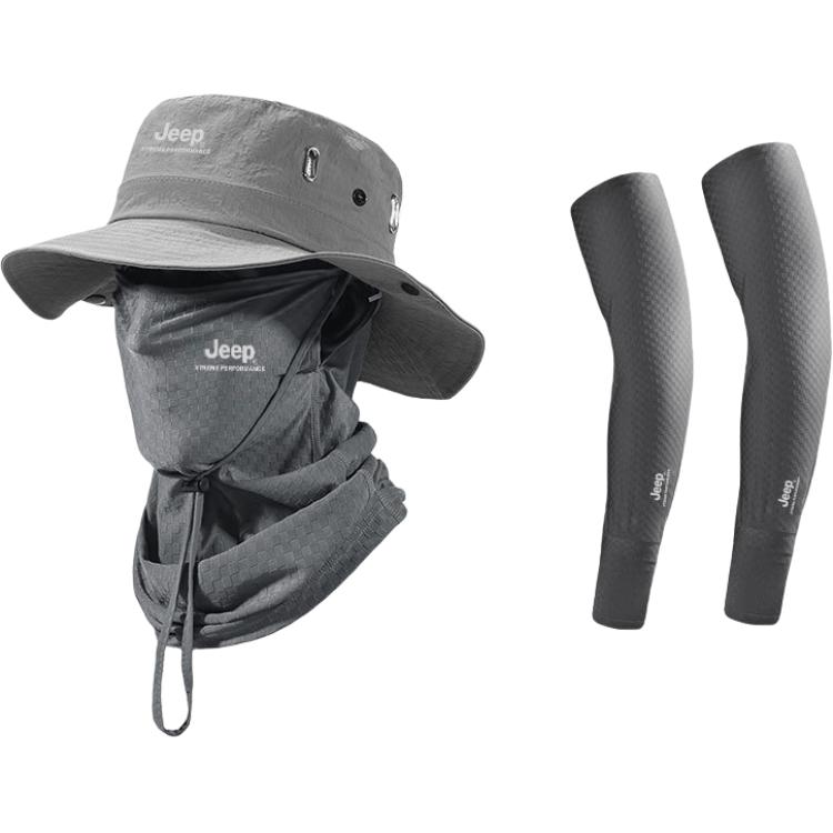 Jeep Унисекс шапка от солнца из полиэстера, Gray Three-Piece Set (Hats & Caps+Mask+Cooling Arm Sleeves)
Jeep Унисекс шапка от солнца из полиэстера, Gray Three-Piece Set (Hats & Caps+Mask+Cooling Arm Sleeves)