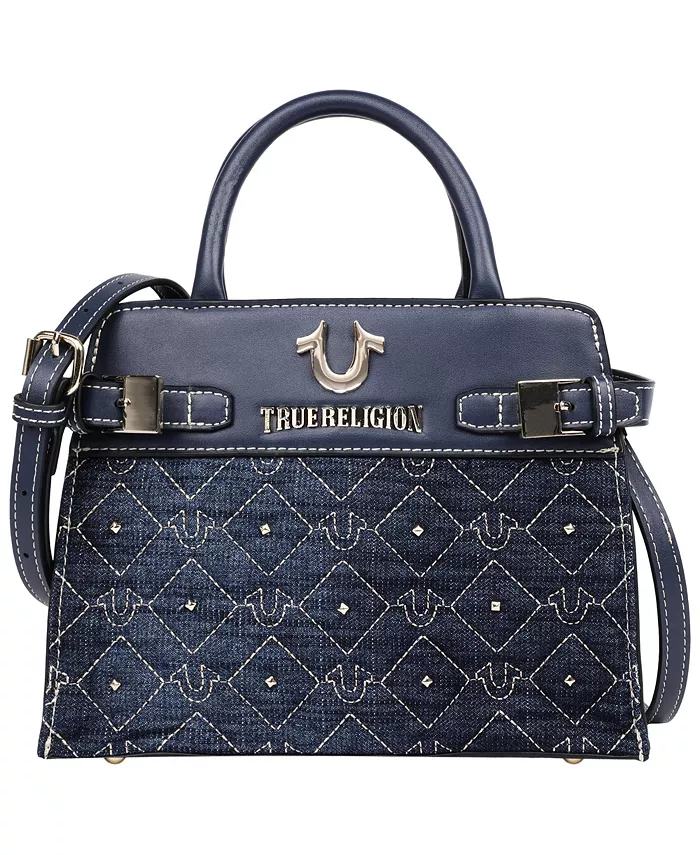 Сумка-тоут из джинсовой ткани с заклепками True Religion, синий
Сумка-тоут из джинсовой ткани с заклепками True Religion, синий