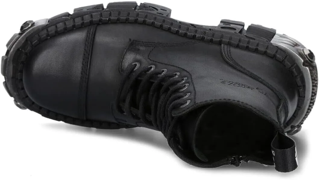 Новые ботинки New Rock WALL083C-S4 унисекс металлические черные кожаные готические на платформе, черный
Новые ботинки New Rock WALL083C-S4 унисекс металлические черные кожаные готические на платформе, черный