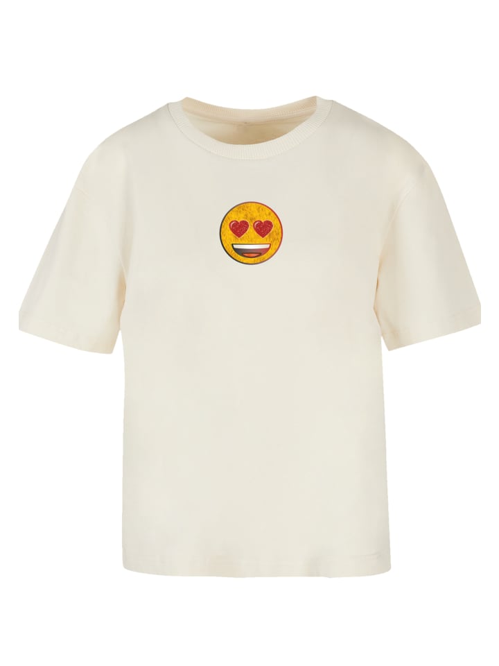 Футболка emoji couture Ladies Everyday Tee Smiling furry yellow face jewel hearted eyes, цвет Whitesand 
Футболка emoji couture Ladies Everyday Tee Smiling furry yellow face jewel hearted eyes, цвет Whitesand