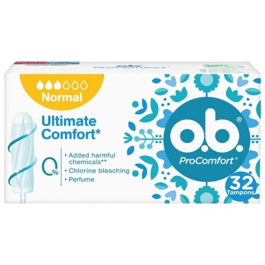 Тампоны обычные, 32 шт. O.B., ProComfort Ultimate, OB
Тампоны обычные, 32 шт. O.B., ProComfort Ultimate, OB
