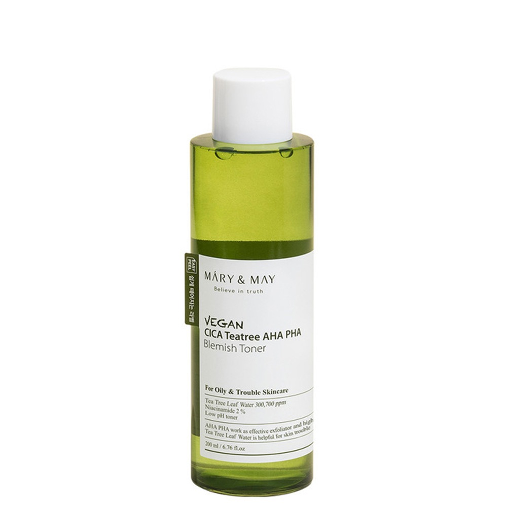 Тоник для лица cica tea tree aha pha toner Mary May, объем 200 мл
Тоник для лица cica tea tree aha pha toner Mary May, объем 200 мл