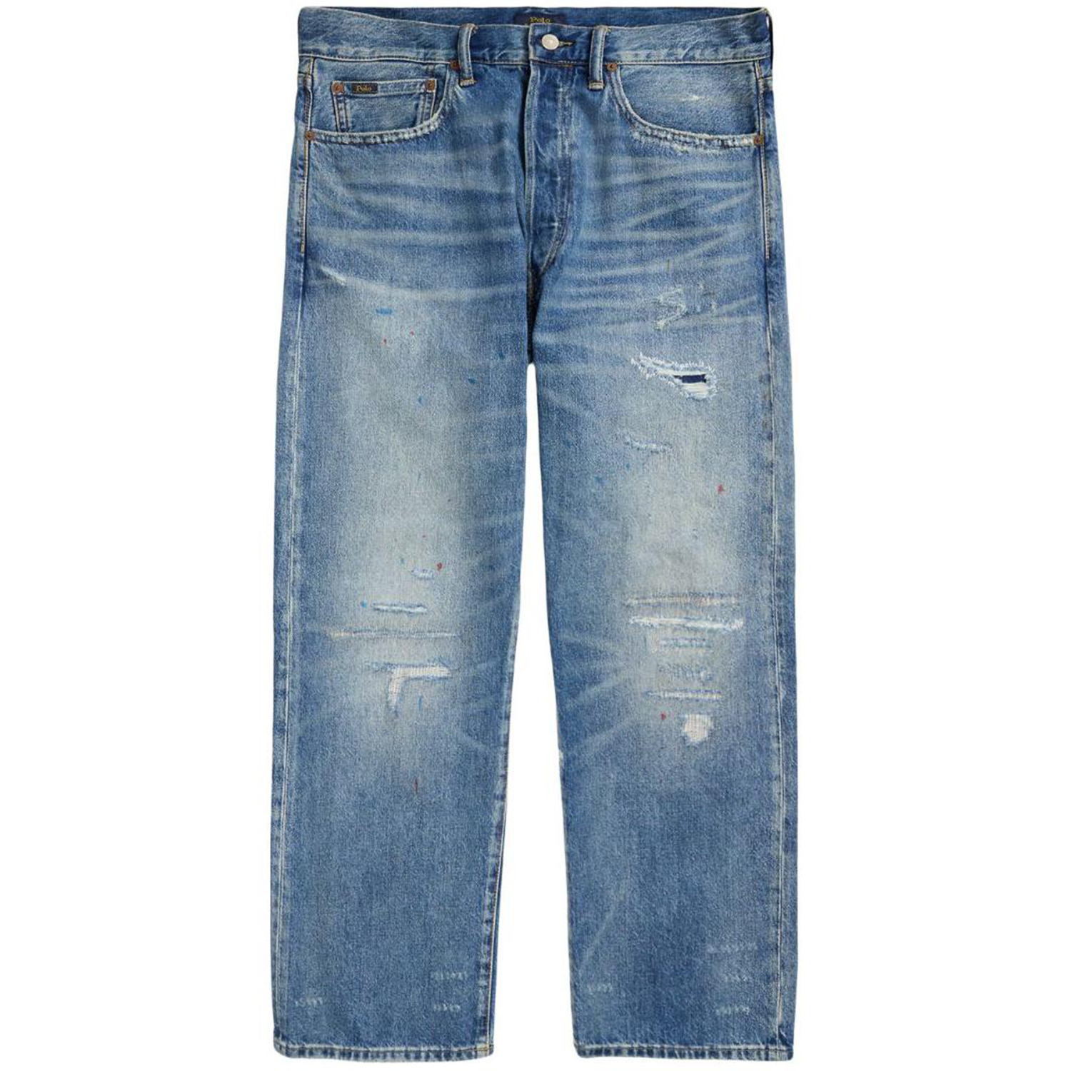 Джинсы с потертой нашивкой логотипа Polo Ralph Lauren, светло-голубой
Джинсы с потертой нашивкой логотипа Polo Ralph Lauren, светло-голубой