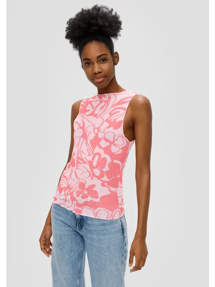 Футболка QS keine Ärmellänge, цвет mehrfarbig-pink
Футболка QS keine Ärmellänge, цвет mehrfarbig-pink