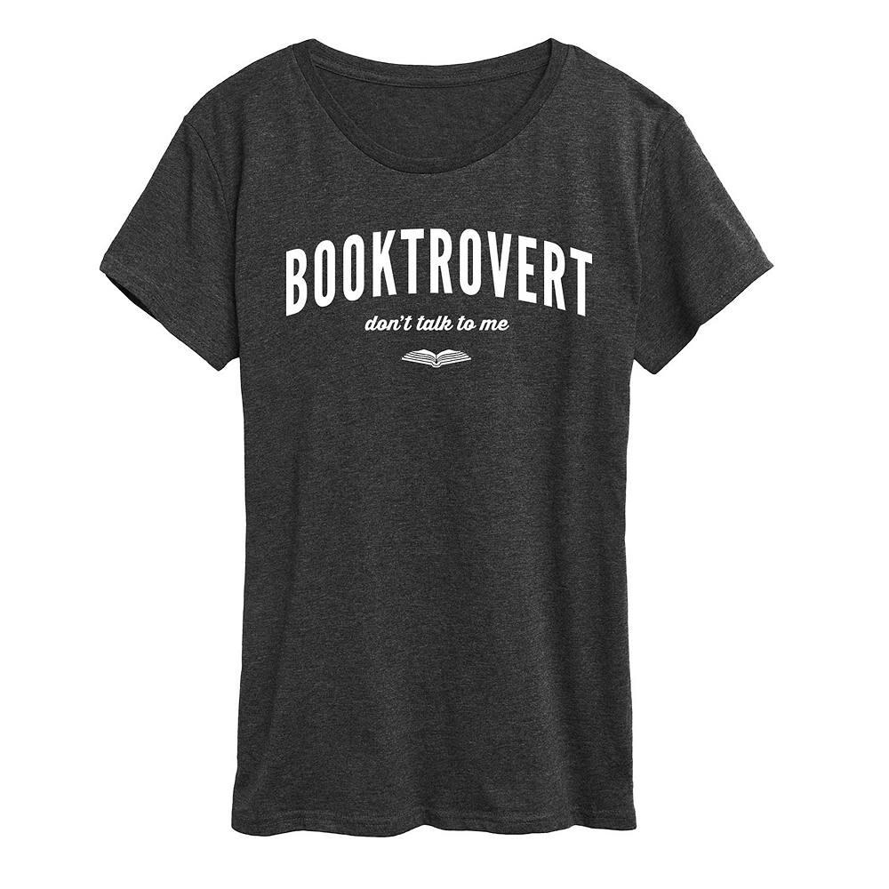 Женская футболка с рисунком Booktrovert Licensed Character, цвет Heather Charcoal
Женская футболка с рисунком Booktrovert Licensed Character, цвет Heather Charcoal