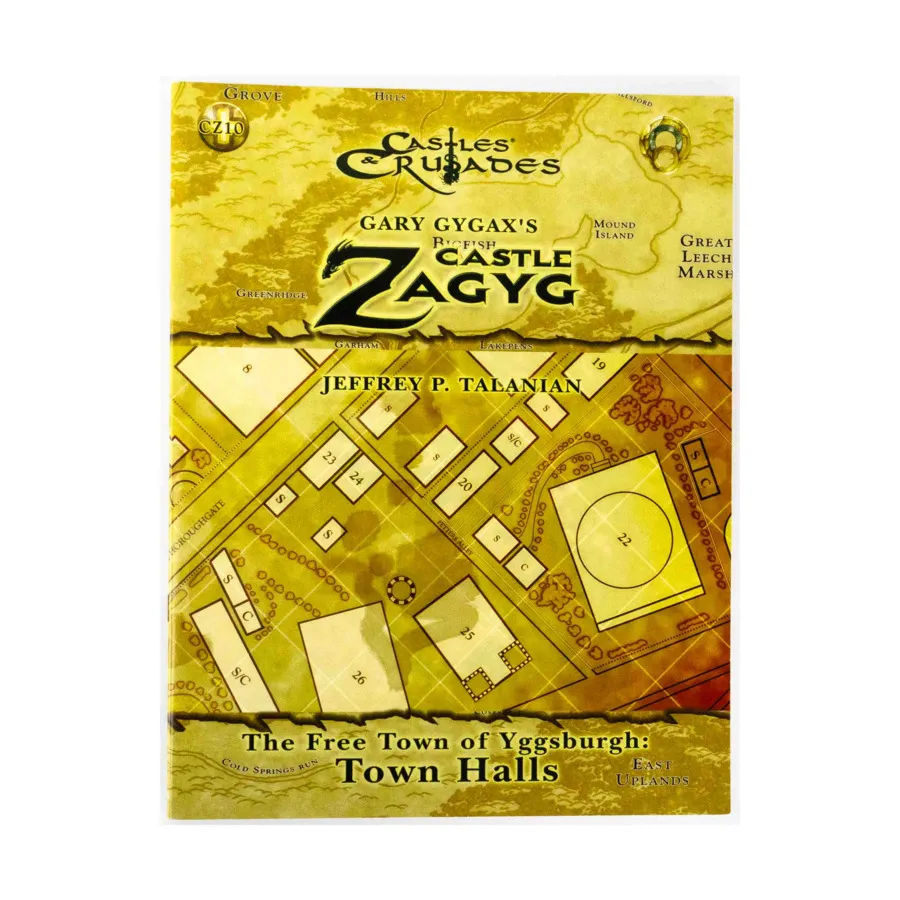 Free Town of Yggsburgh - Town Halls (1st Printing), Castles & Crusades - Gary Gygax's Castle Zagyg (Troll Lord Games), мягкая обложка
Free Town of Yggsburgh - Town Halls (1st Printing), Castles & Crusades - Gary Gygax's Castle Zagyg (Troll Lord Games), мягкая обложка