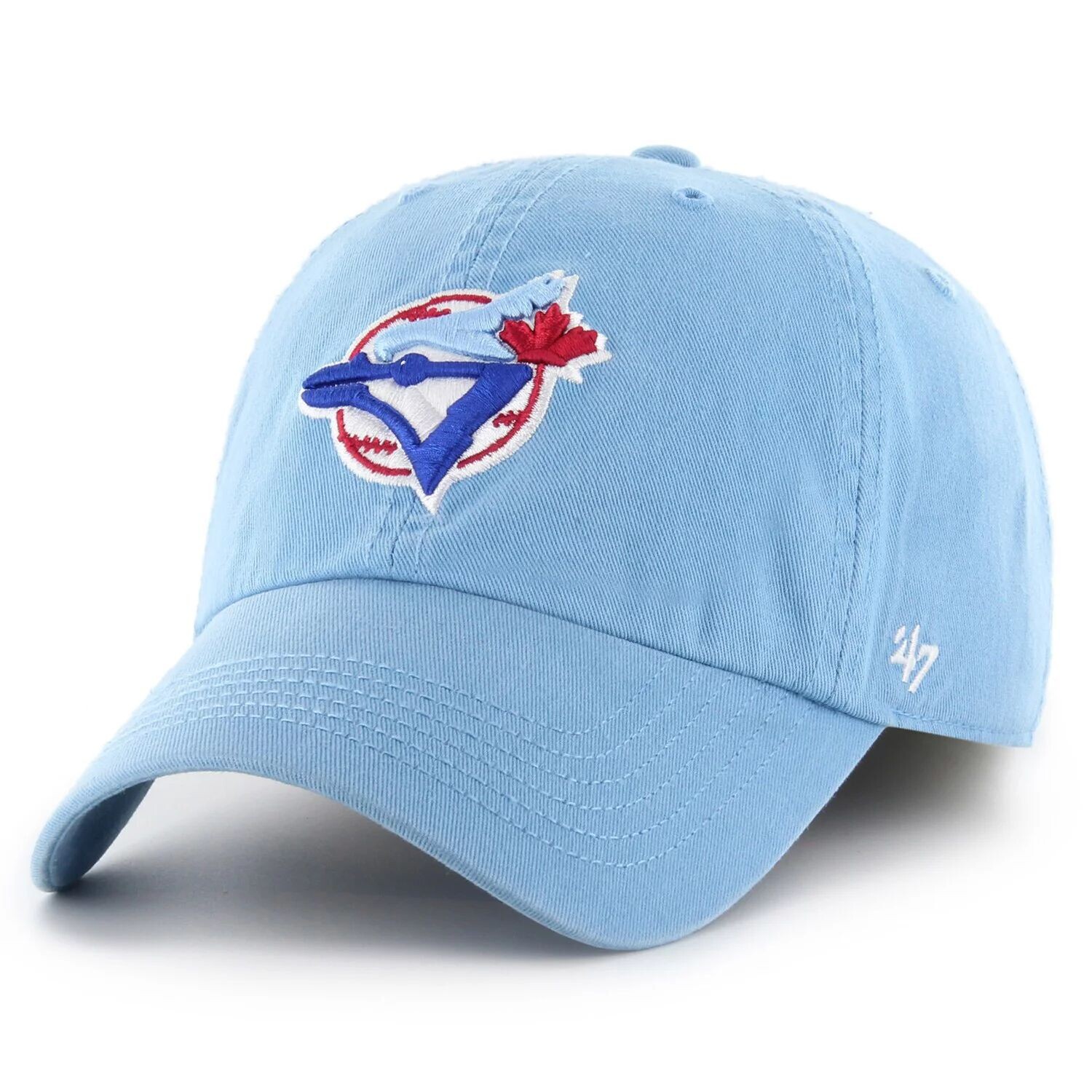 Мужская голубая приталенная шляпа из франшизы Toronto Blue Jays Cooperstown Collection '47 
Мужская голубая приталенная шляпа из франшизы Toronto Blue Jays Cooperstown Collection '47