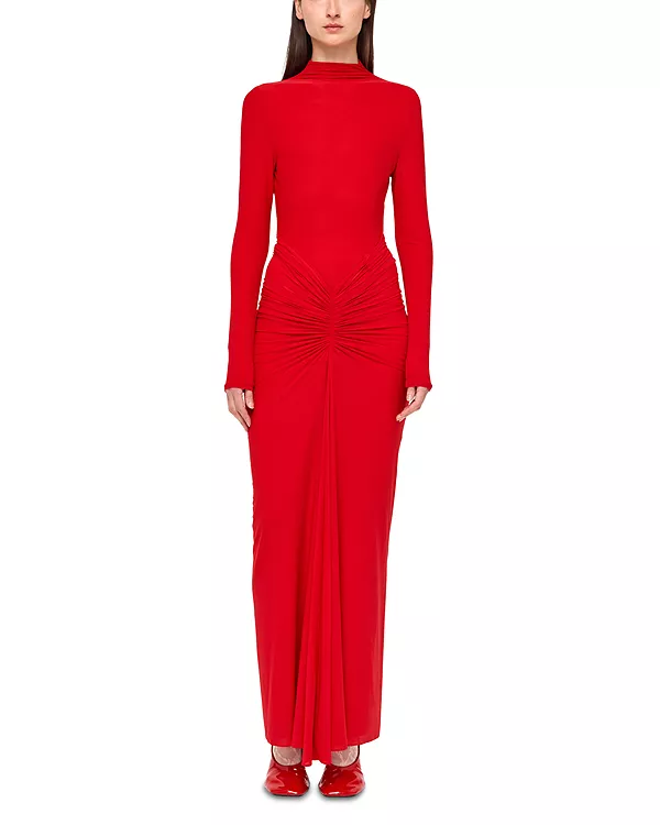 Платье «Скорпион» с присборенной передней частью Ronny Kobo, красный
Платье «Скорпион» с присборенной передней частью Ronny Kobo, красный