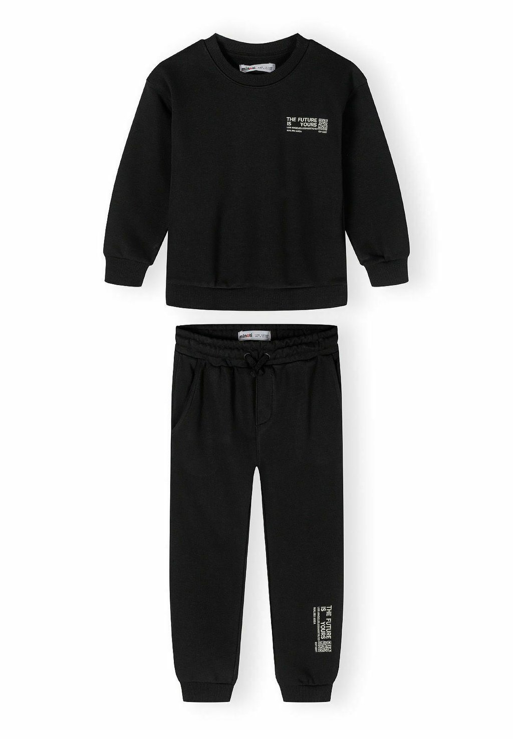 Костюм CREW NECK AND JOGGERS SET MINOTI, черный 
Костюм CREW NECK AND JOGGERS SET MINOTI, черный