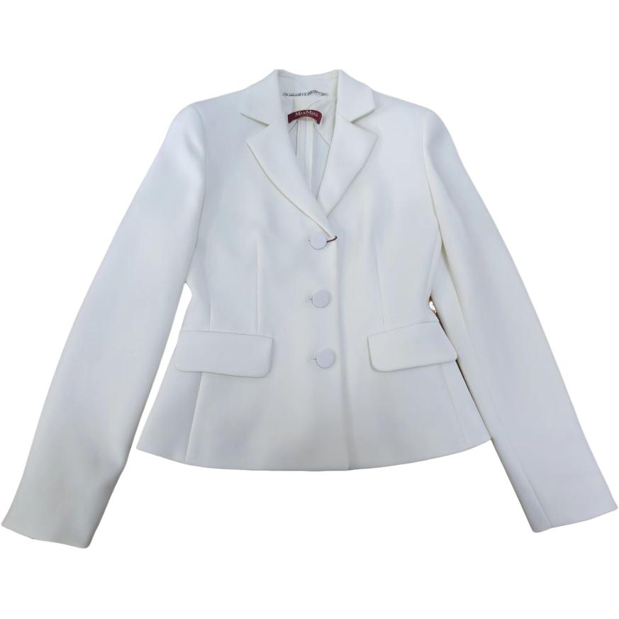 MaxMara Studio Женский пиджак для делового костюма white
MaxMara Studio Женский пиджак для делового костюма white