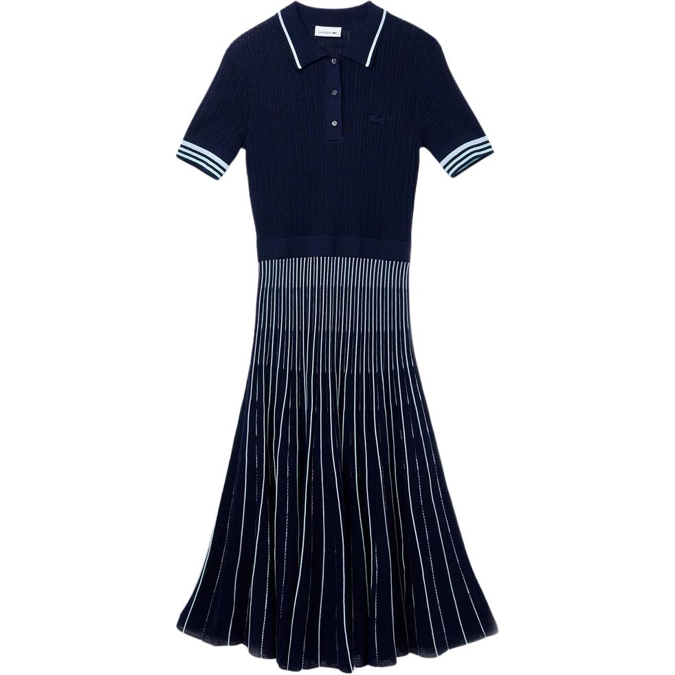 LACOSTE Женское платье с коротким рукавом marine blue
LACOSTE Женское платье с коротким рукавом marine blue