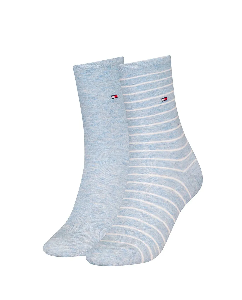 Набор из двух женских носков, один с люрексовыми полосками, а другой однотонный Tommy Hilfiger, синий
Набор из двух женских носков, один с люрексовыми полосками, а другой однотонный Tommy Hilfiger, синий