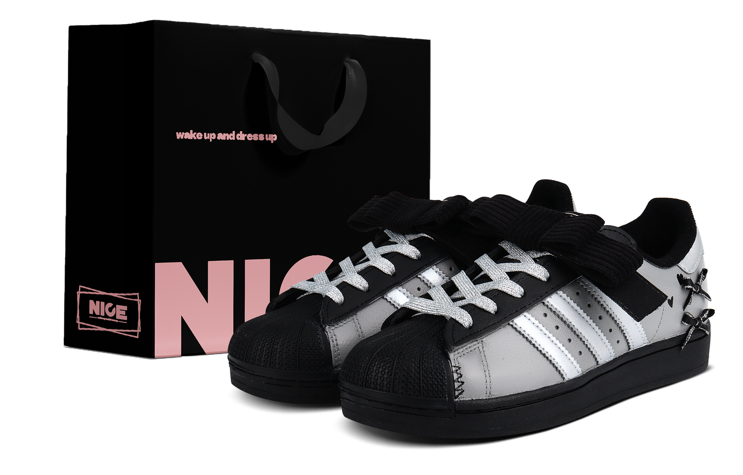 Adidas Originals Superstar 2 Low top детские скейтбординг кроссовки Black Silver для подростков
Adidas Originals Superstar 2 Low top детские скейтбординг кроссовки Black Silver для подростков