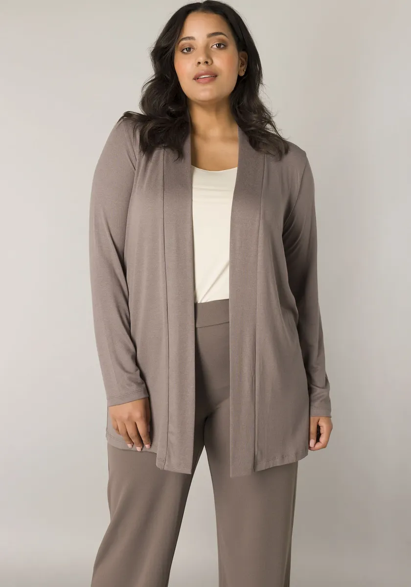 Кардиган Base Level Curvy без застежек, коричневый
Кардиган Base Level Curvy без застежек, коричневый