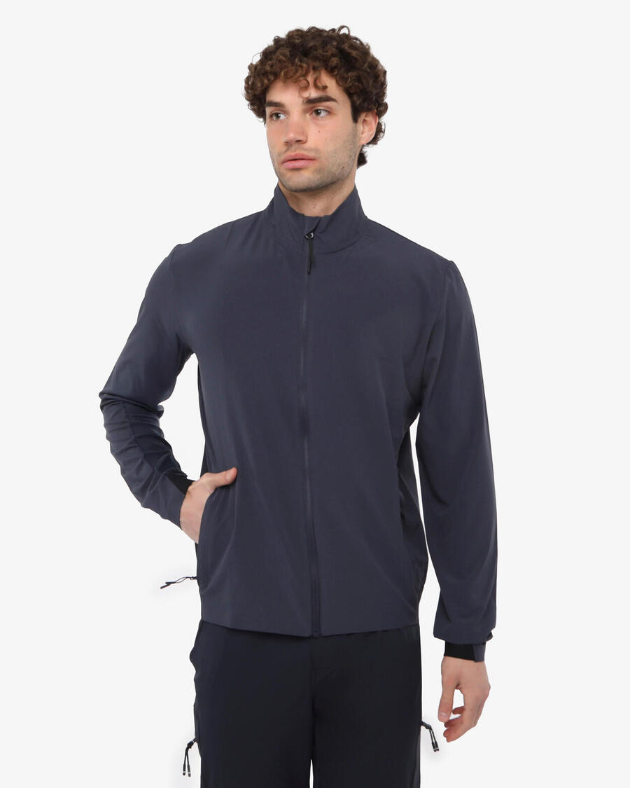 JAKED Темно-синяя синтетическая фитнес-куртка для мужчин
JAKED Темно-синяя синтетическая фитнес-куртка для мужчин