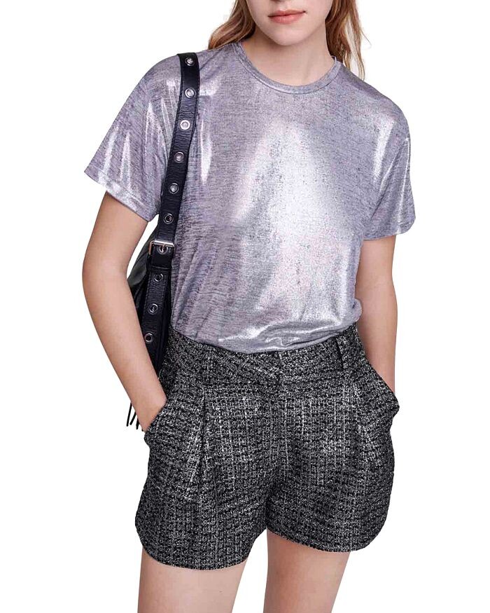 Футболка Maje Tame, серебряный
Футболка Maje Tame, серебряный