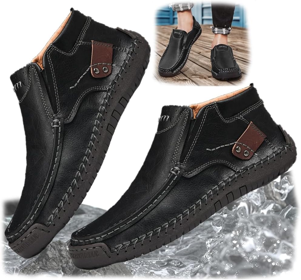 Мужская водонепроницаемая ортопедическая обувь, модная винтажная легкая обувь без шнурков, плоские лоферы, обувь для путешествий и отдыха на природе Generic, черный
Мужская водонепроницаемая ортопедическая обувь, модная винтажная легкая обувь без шнурков, плоские лоферы, обувь для путешествий и отдыха на природе Generic, черный