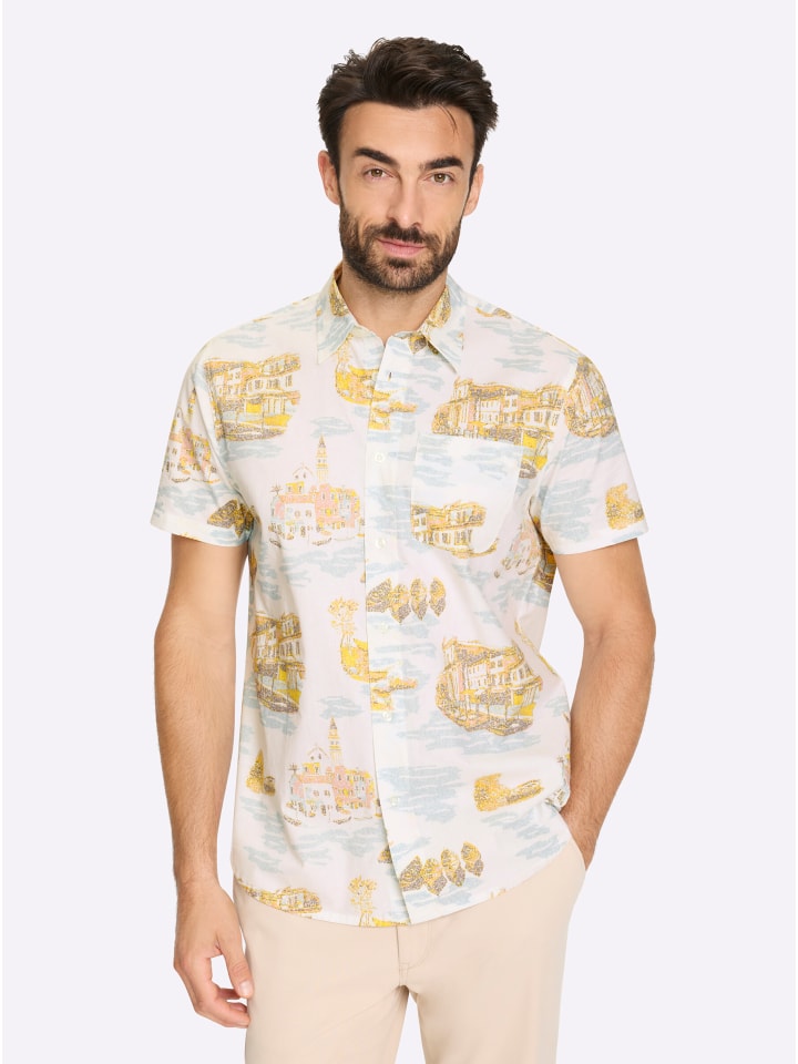 Рубашка с короткими рукавами в бело-мятном цвете WITT WEIDEN
Рубашка с короткими рукавами в бело-мятном цвете WITT WEIDEN