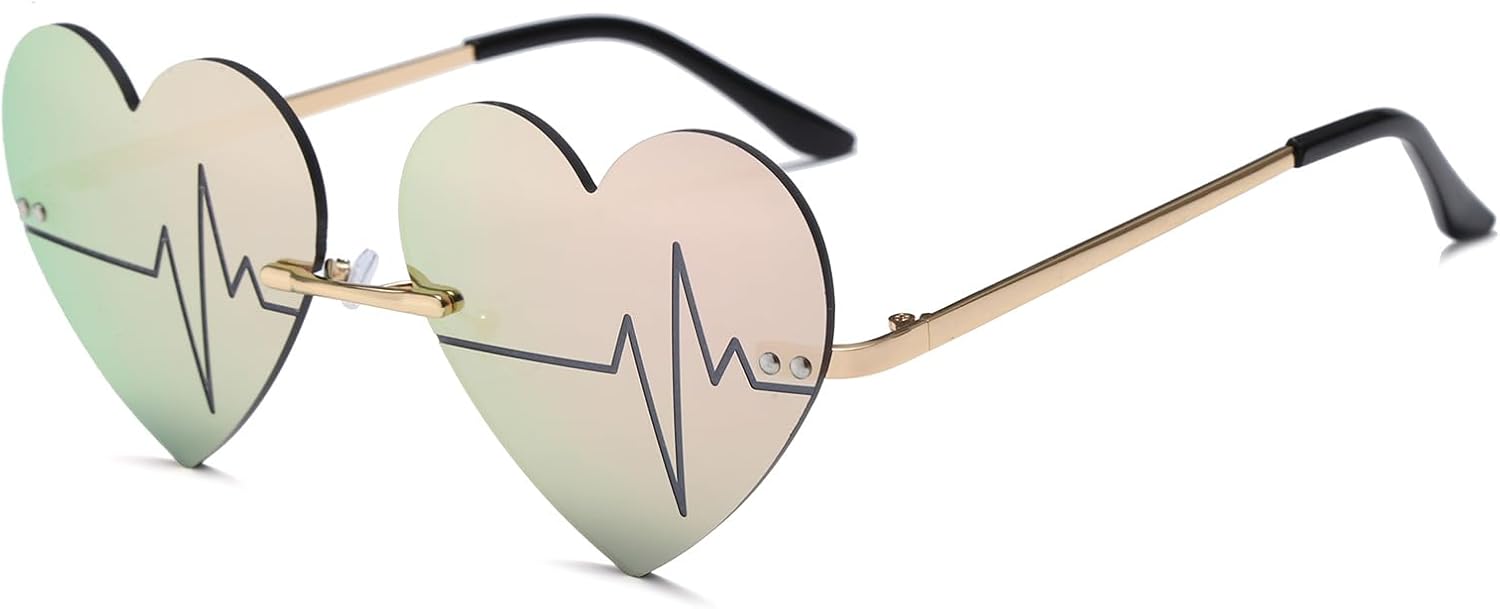 Солнцезащитные очки YAMEIZE в винтажном стиле с оправой в форме сердца — зеркальные очки в форме сердца, модные и забавные очки для вечеринок и Хэллоуина, для женщин и мужчин, Pink Film
Солнцезащитные очки YAMEIZE в винтажном стиле с оправой в форме сердца — зеркальные очки в форме сердца, модные и забавные очки для вечеринок и Хэллоуина, для женщин и мужчин, Pink Film