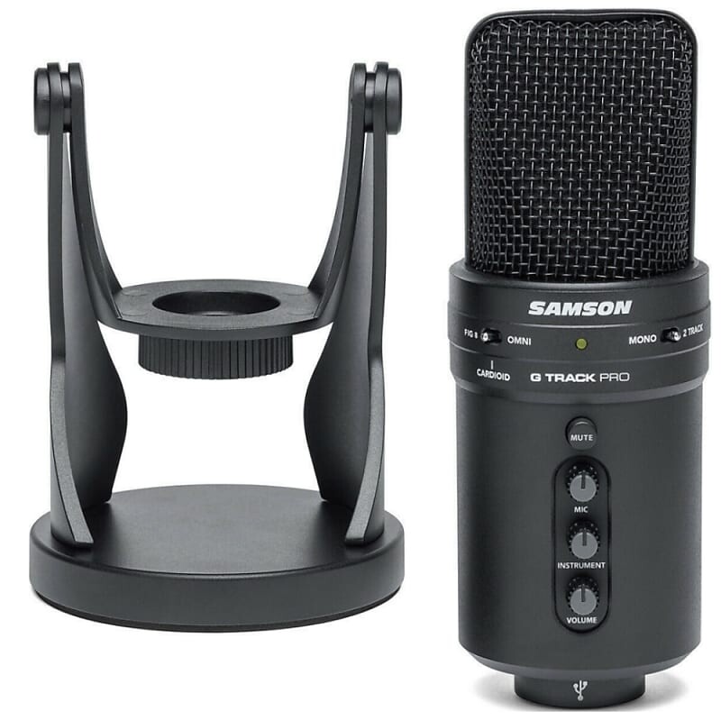 Микрофон Samson G-Track Pro USB Condenser Microphone
Микрофон Samson G-Track Pro USB Condenser Microphone