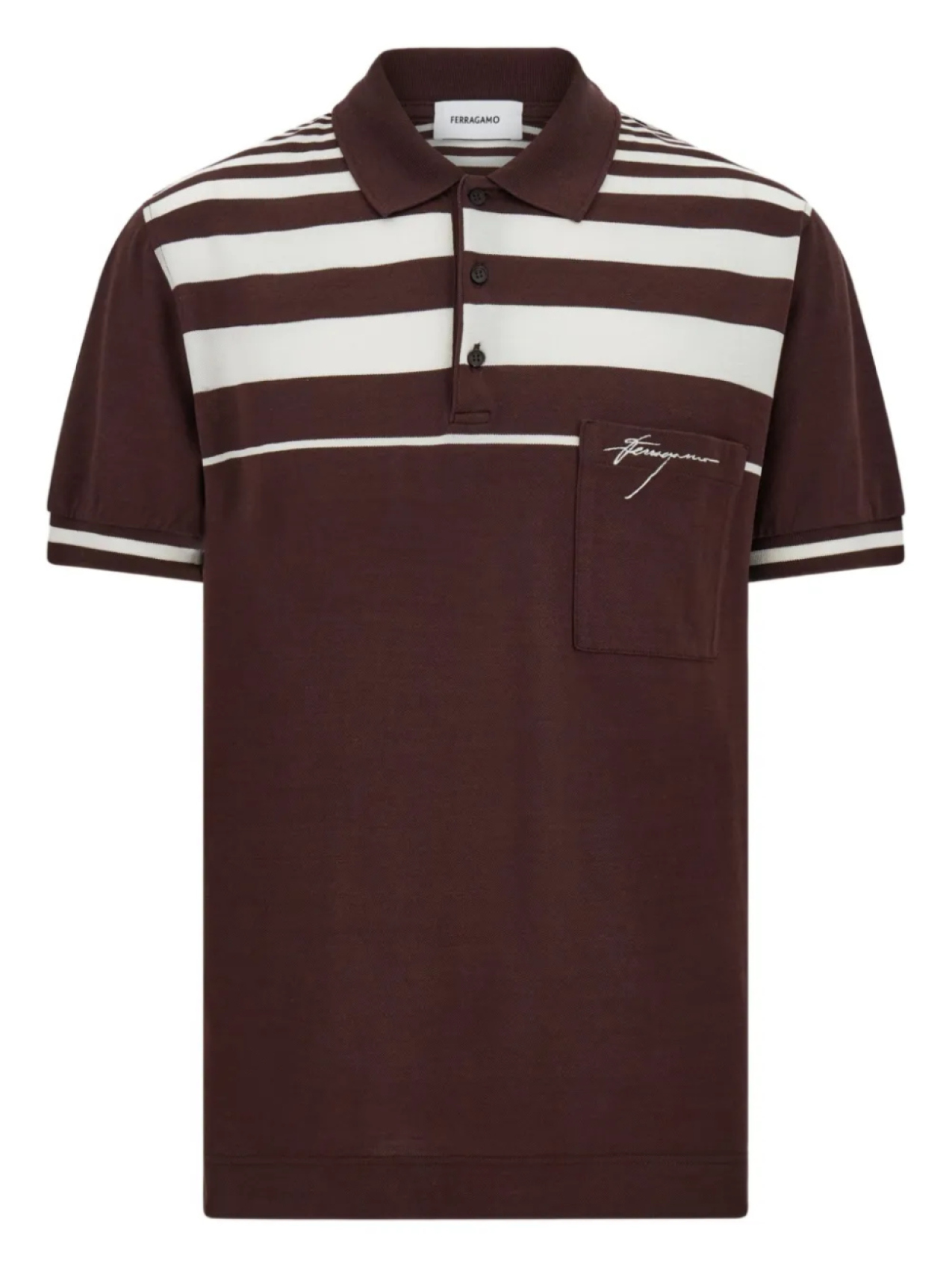 Ferragamo рубашка поло в полоску, коричневый
Ferragamo рубашка поло в полоску, коричневый