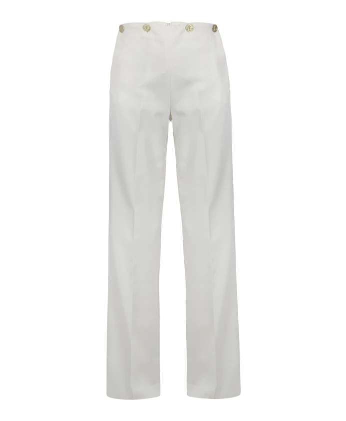 Прямые габардиновые брюки с застежкой на пуговицы. Department Five, белый
Прямые габардиновые брюки с застежкой на пуговицы. Department Five, белый