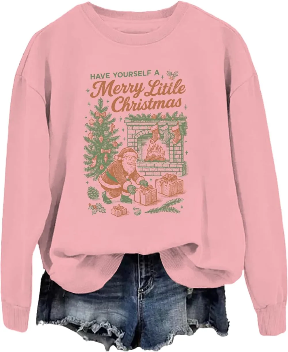 Свитшот с Сантой Have Yourself A Merry Little Christmas JWVEL
Свитшот с Сантой Have Yourself A Merry Little Christmas JWVEL