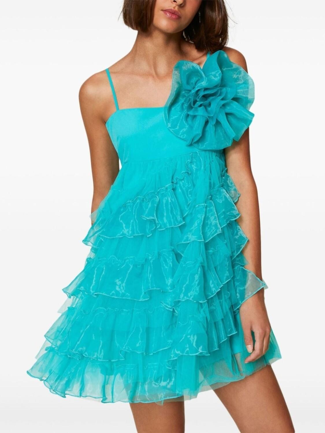 TWINSET мини-платье из тюля и органзы, зеленый
TWINSET мини-платье из тюля и органзы, зеленый