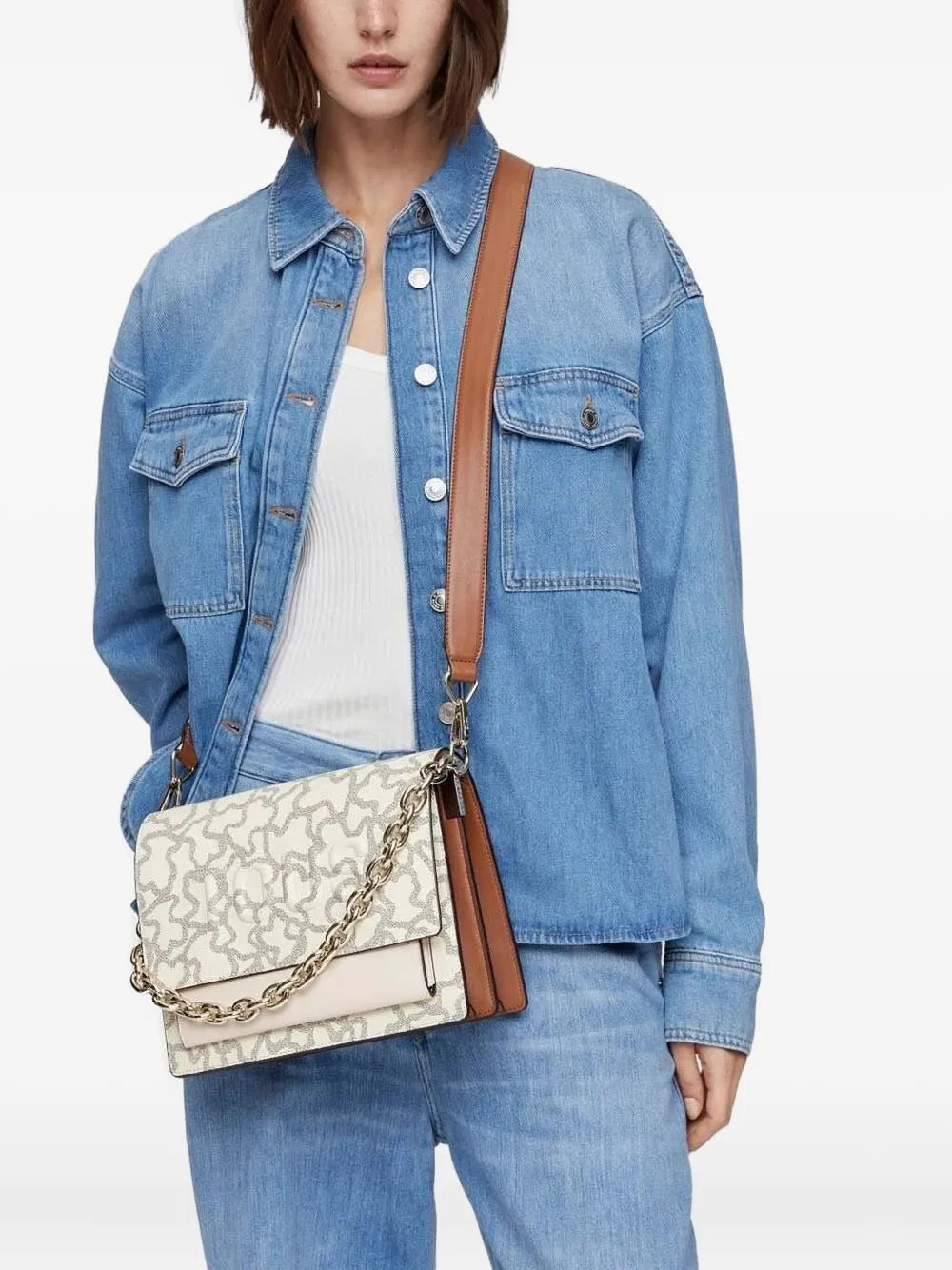 Сумка через плечо с рисунком медведя TOUS, нейтральный
Сумка через плечо с рисунком медведя TOUS, нейтральный