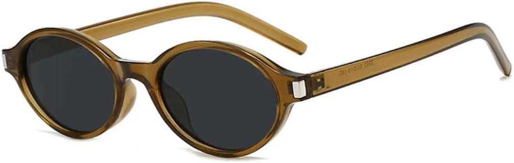 Солнцезащитные очки с защитой UV400 | Маленькая овальная оправа с заклепками | Для женщин и мужчин, для занятий спортом на открытом воздухе и вождения DSVIGF, Tea Gray
Солнцезащитные очки с защитой UV400 | Маленькая овальная оправа с заклепками | Для женщин и мужчин, для занятий спортом на открытом воздухе и вождения DSVIGF, Tea Gray