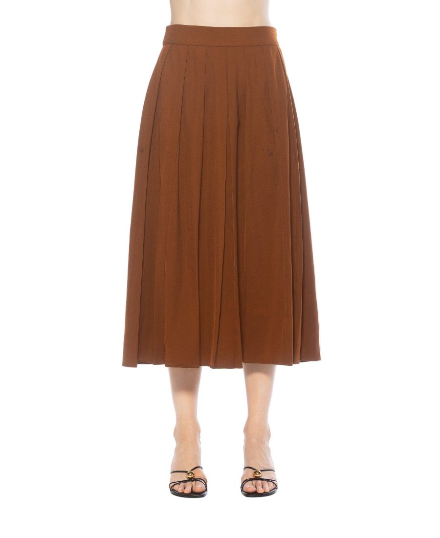 Женская длинная плиссированная юбка миди Oren Alexia Admor, Camel
Женская длинная плиссированная юбка миди Oren Alexia Admor, Camel