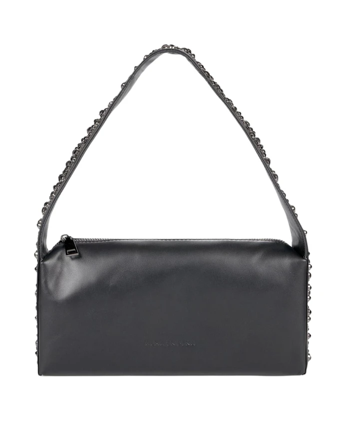 Сумочка с ручками, украшенными заклепками. Alma En Pena, черный
Сумочка с ручками, украшенными заклепками. Alma En Pena, черный