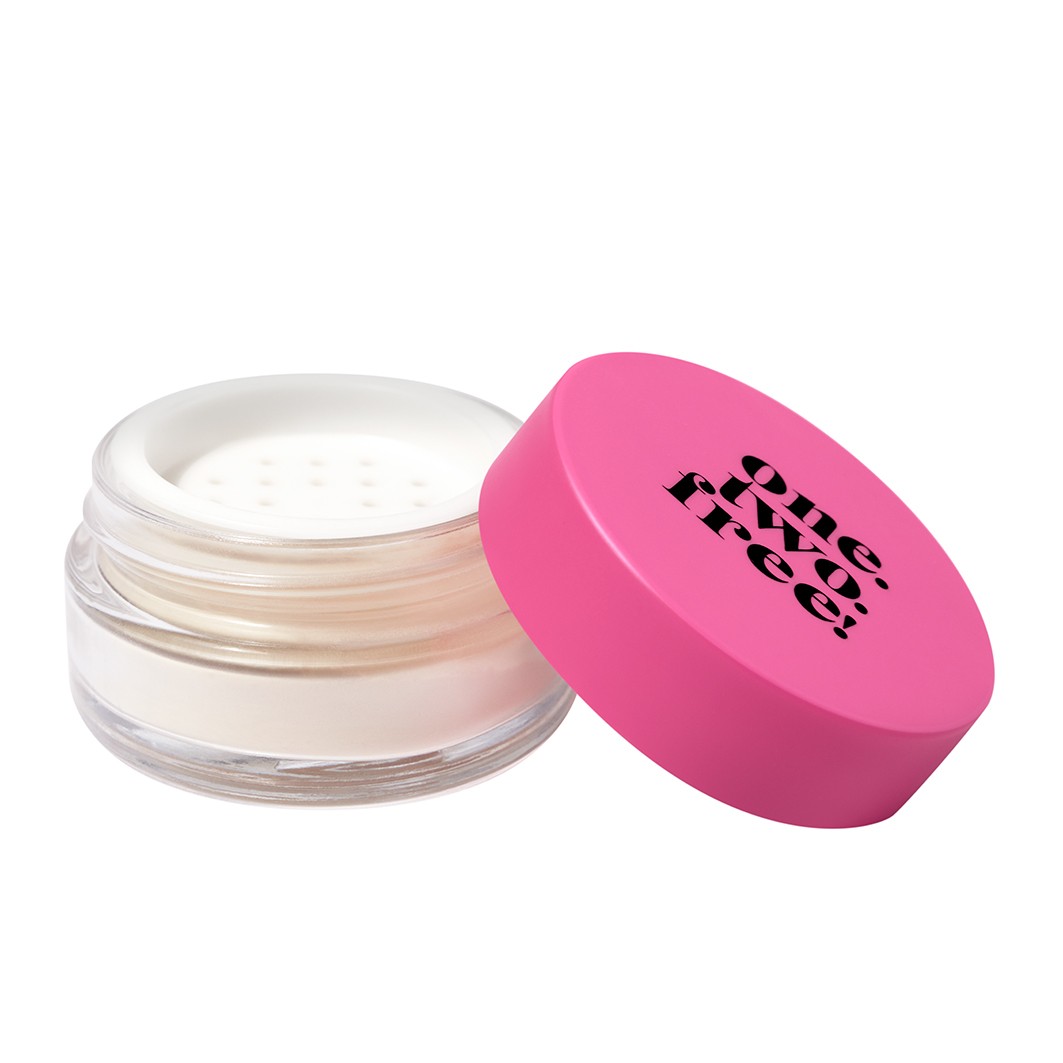Рассыпчатая пудра с эффектом сияния с гиалуроновой кислотой hyaluronic glow powder One.Two.Free!, вес 8 гр.
Рассыпчатая пудра с эффектом сияния с гиалуроновой кислотой hyaluronic glow powder One.Two.Free!, вес 8 гр.
