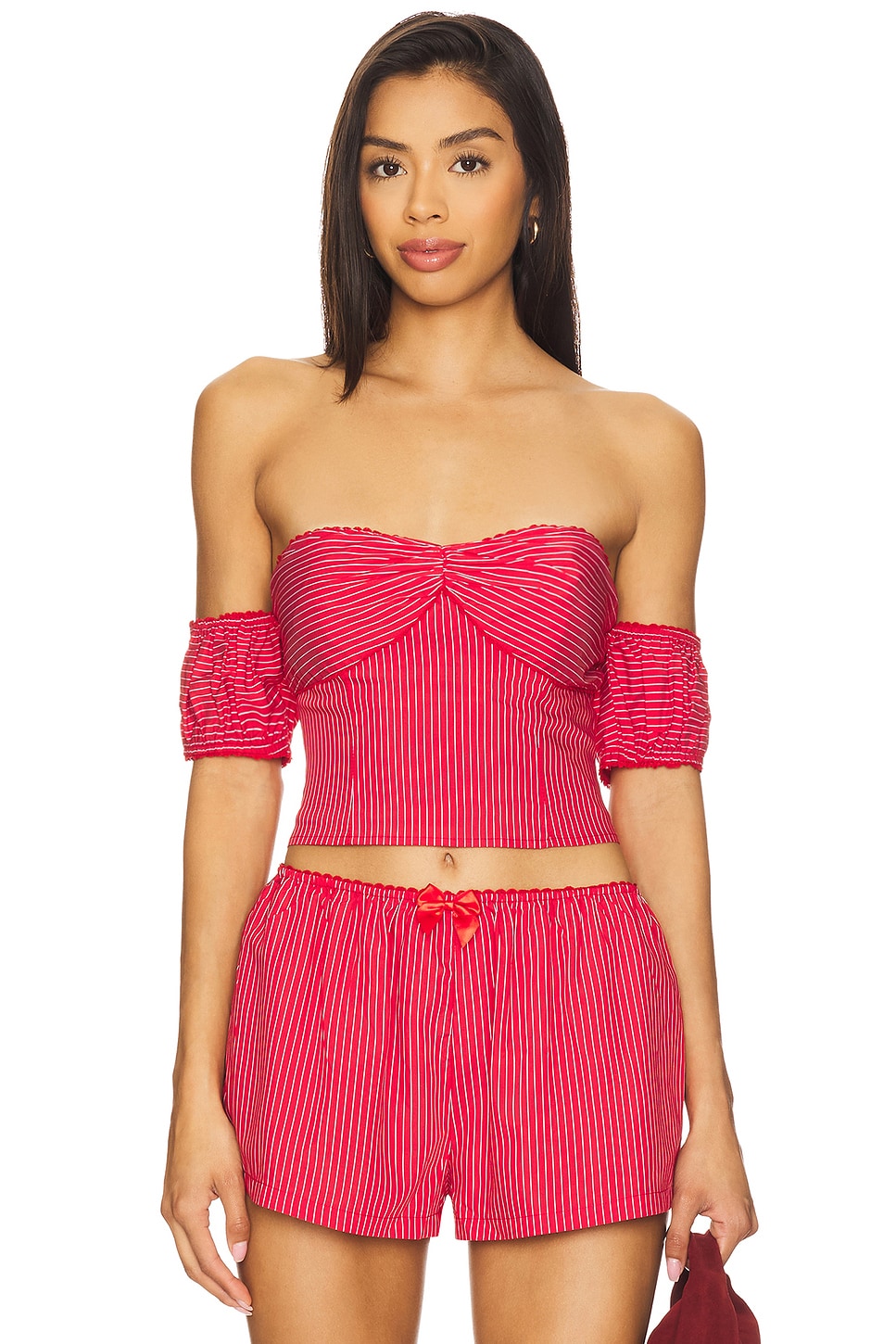 Топ Mazzie с открытыми плечами More To Come, red stripe
Топ Mazzie с открытыми плечами More To Come, red stripe