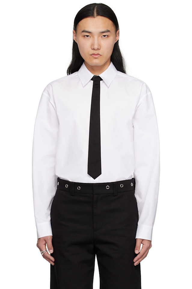 Рубашка с галстуком We11Done, белый
Рубашка с галстуком We11Done, белый