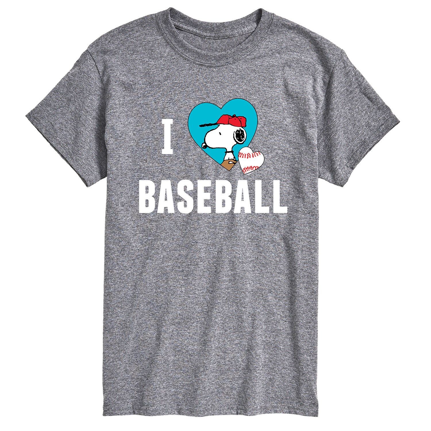 Мужская бейсбольная футболка Peanuts I Love Licensed Character
Мужская бейсбольная футболка Peanuts I Love Licensed Character