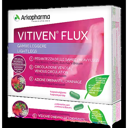 Arkopharma Vitiven Flux Veinoflux пищевая добавка 30 капсул Arkofarm Srl
Arkopharma Vitiven Flux Veinoflux пищевая добавка 30 капсул Arkofarm Srl
