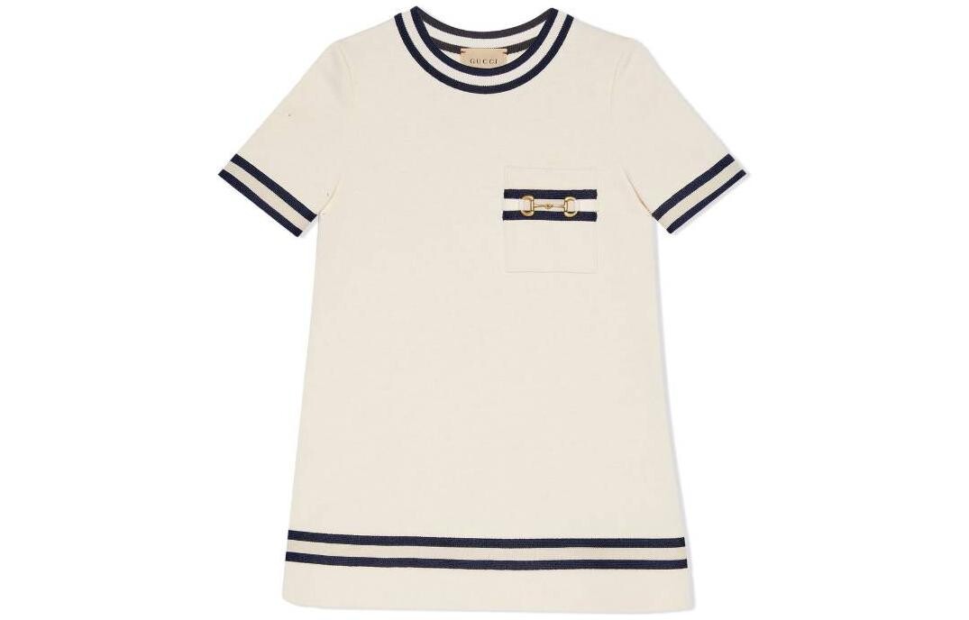 Платье детское Gucci с логотипом, белый / черный
Платье детское Gucci с логотипом, белый / черный