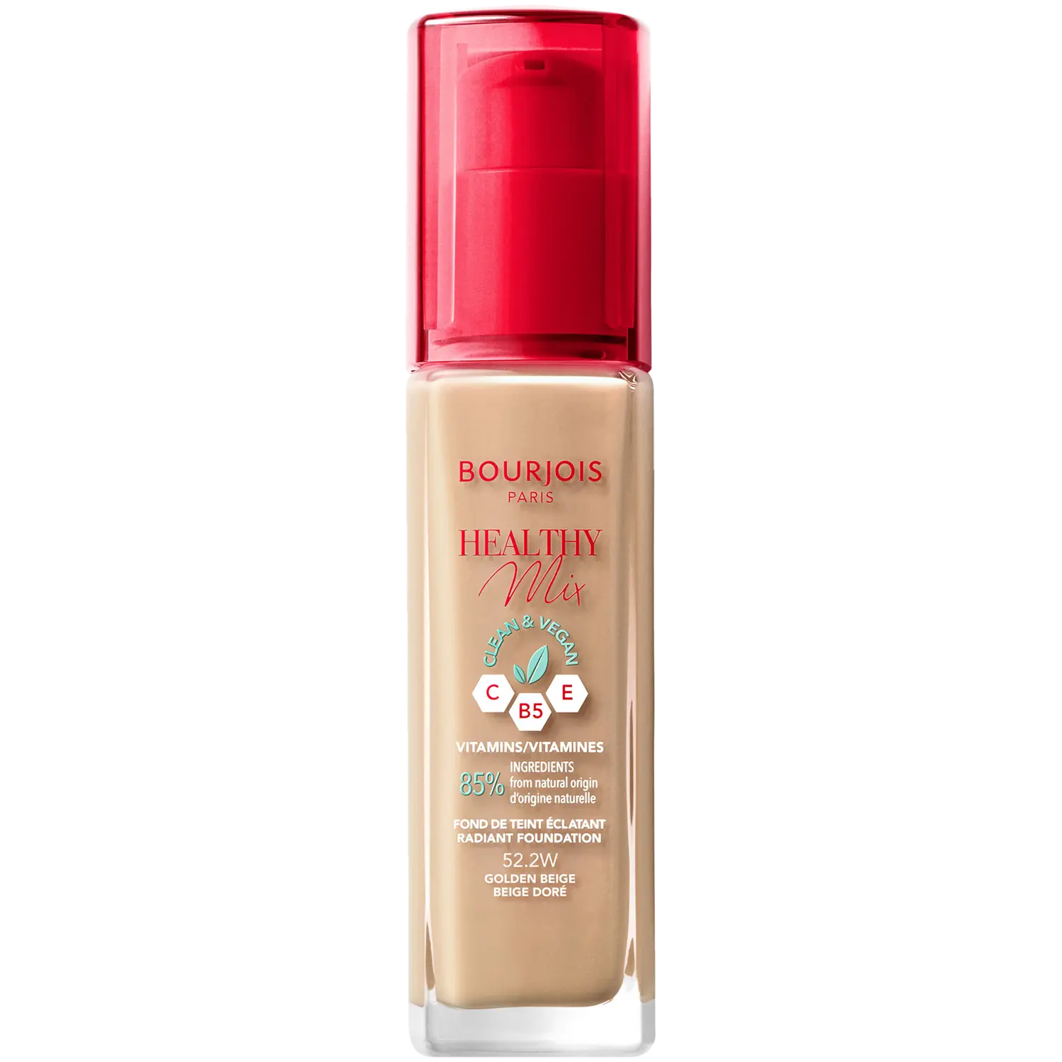 Веганская осветляющая основа 52.2 золотисто-бежевый Bourjois Healthy Mix Clean, 30 мл
Веганская осветляющая основа 52.2 золотисто-бежевый Bourjois Healthy Mix Clean, 30 мл