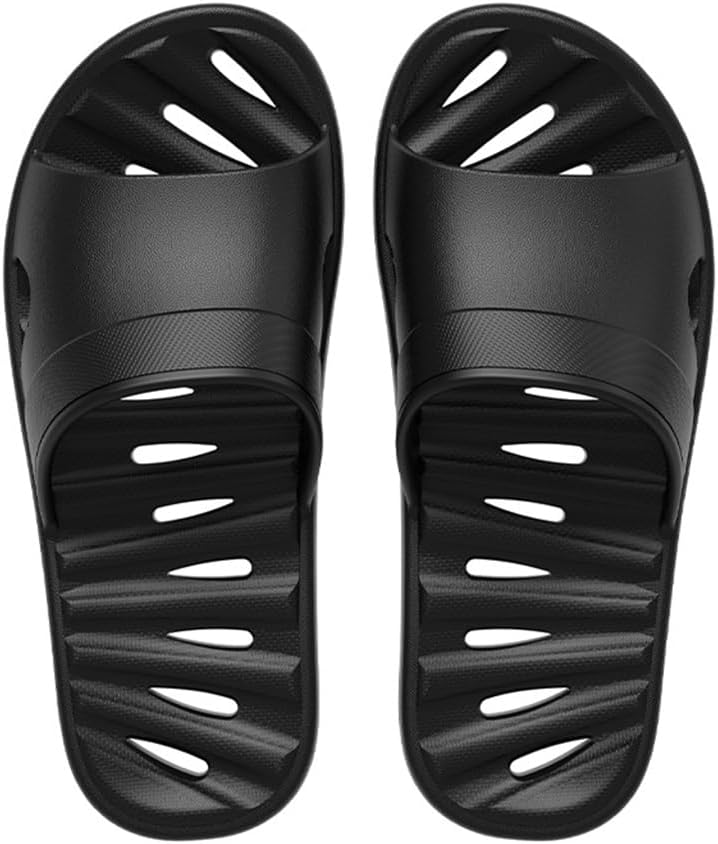 Унисекс шлепанцы для душа BYDZKJ с дренажными отверстиями, быстро сохнут, нескользящие, для дома, спальни, бассейна, легкие пляжные сандалии с мягкой подошвой, открытым носком, домашние тапочки, черный
Унисекс шлепанцы для душа BYDZKJ с дренажными отверстиями, быстро сохнут, нескользящие, для дома, спальни, бассейна, легкие пляжные сандалии с мягкой подошвой, открытым носком, домашние тапочки, черный