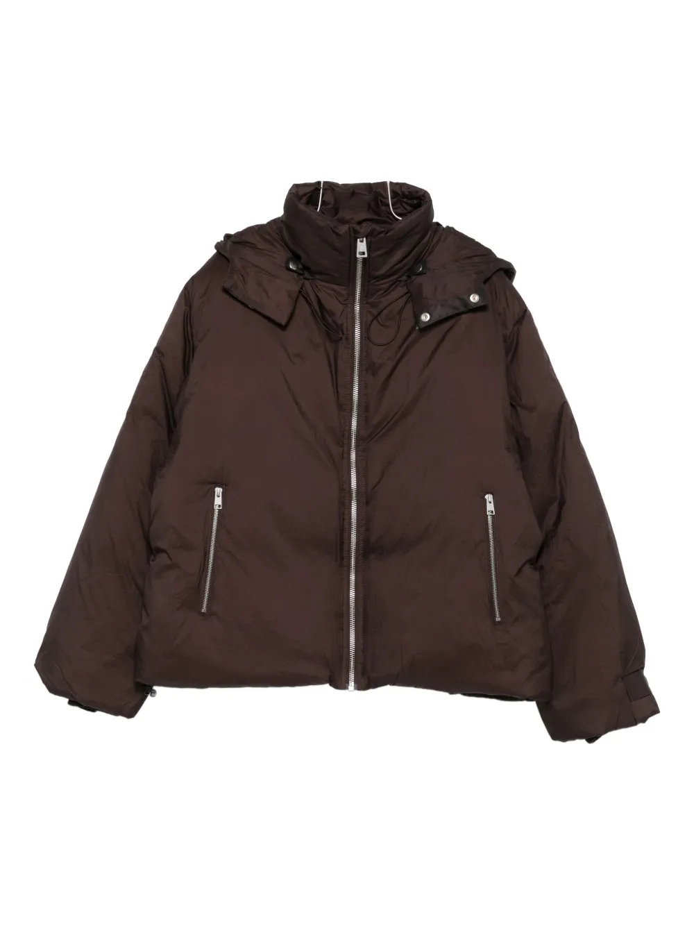 Куртка с капюшоном на молнии спереди Études Studio, коричневый
Куртка с капюшоном на молнии спереди Études Studio, коричневый