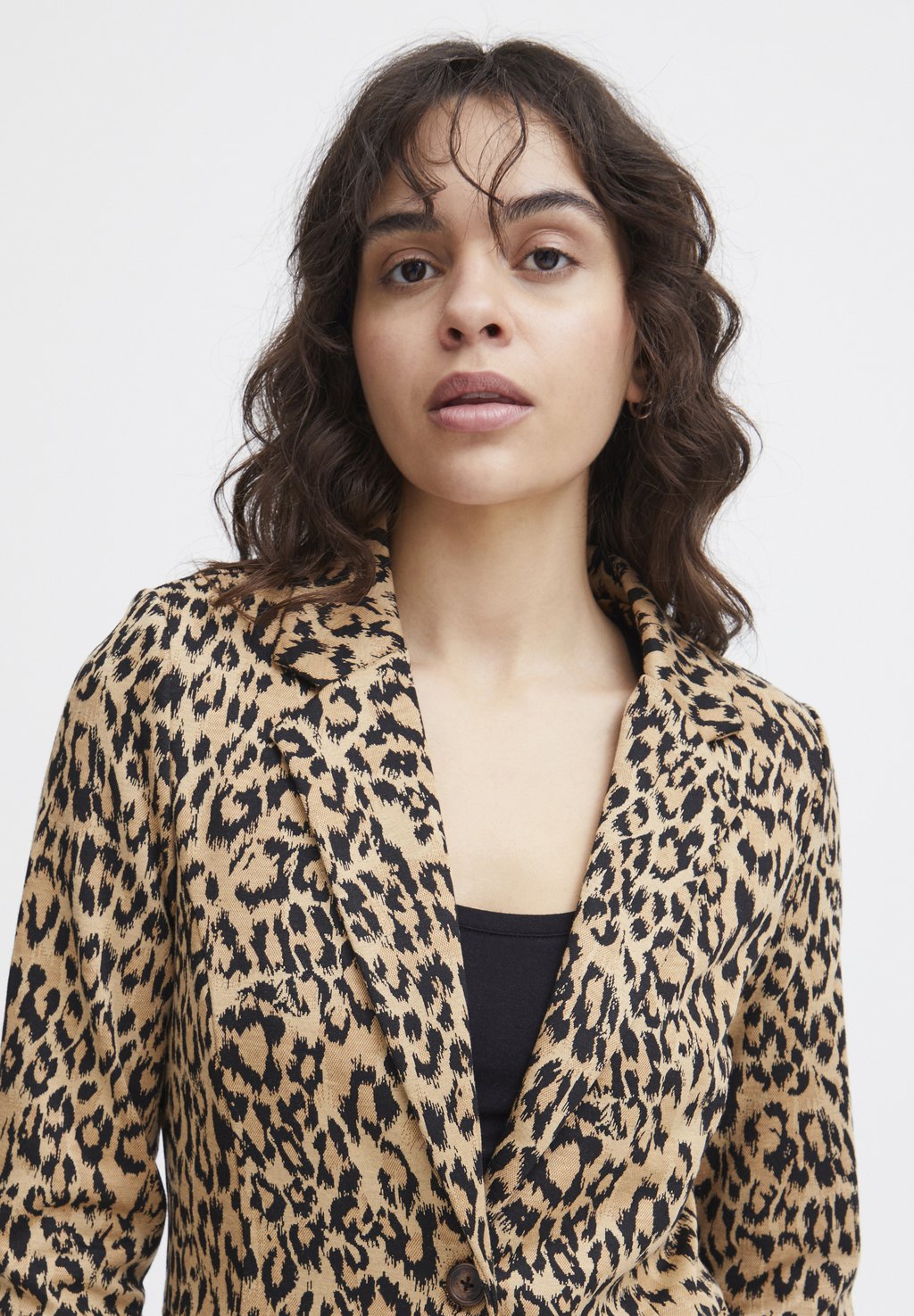 Блейзер LEOPARD ICHI, мультиколор 
Блейзер LEOPARD ICHI, мультиколор