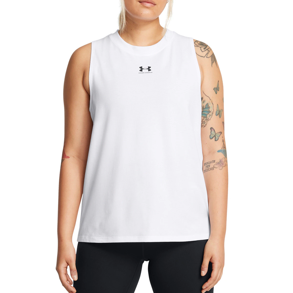 UA Rival Muscle Tank Under Armour женская футболка, белый
UA Rival Muscle Tank Under Armour женская футболка, белый