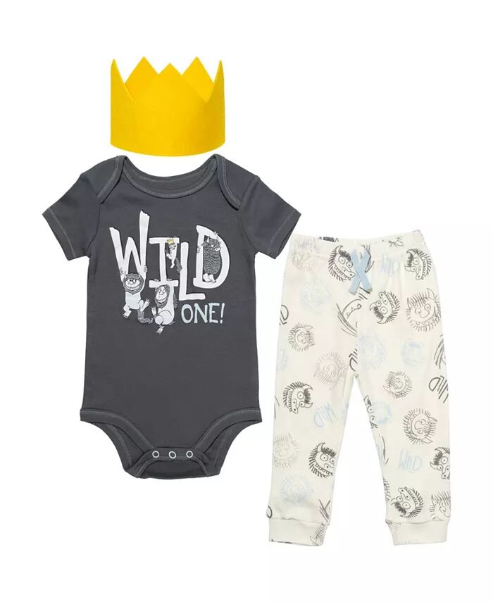 Боди для мальчиков Where the Wild Things Are, штаны и шапка, серый/желтый/белый Warner Bros.
Боди для мальчиков Where the Wild Things Are, штаны и шапка, серый/желтый/белый Warner Bros.