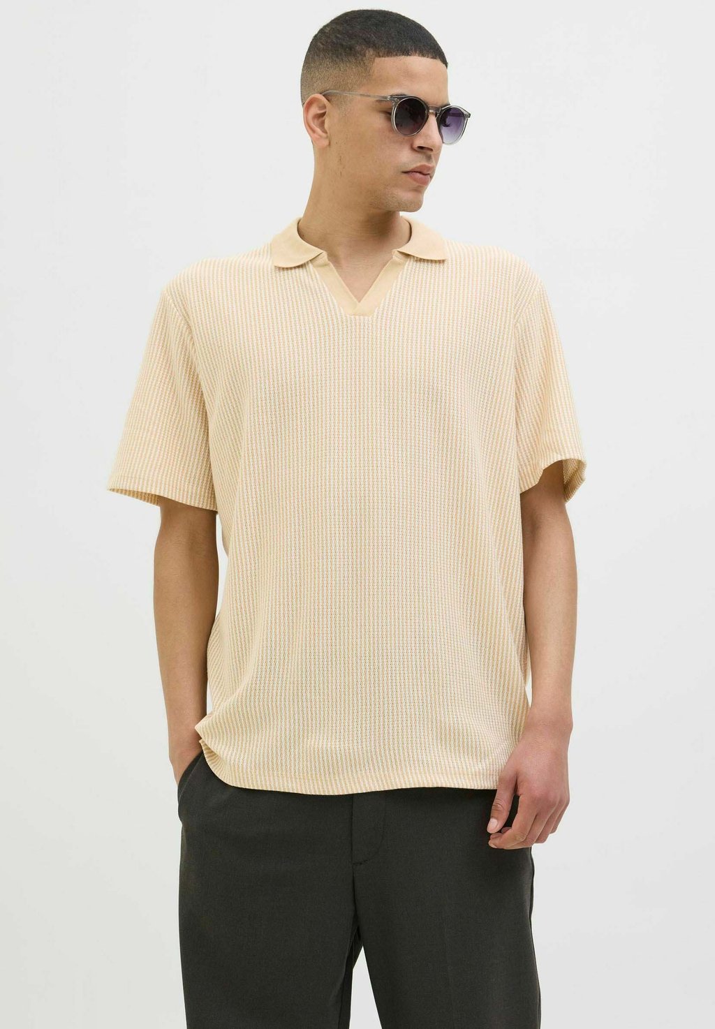 Рубашка поло GETEILTER KRAGEN Jack & Jones PREMIUM, светло-коричневый 
Рубашка поло GETEILTER KRAGEN Jack & Jones PREMIUM, светло-коричневый