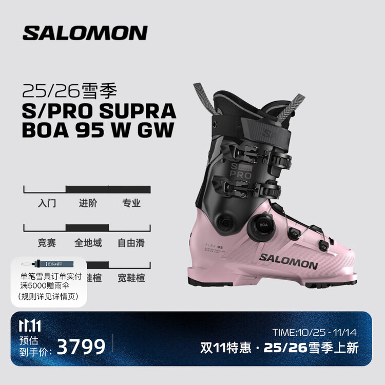 Salomon Зимние лыжные ботинки s/pro supra boa 22.5 (35-36 2/3)
Salomon Зимние лыжные ботинки s/pro supra boa 22.5 (35-36 2/3)